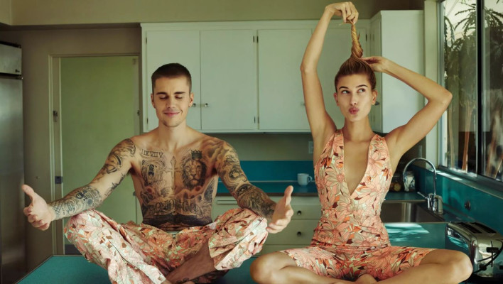 Hailey Rhode Bieber and Justin Bieber – Vogue Magazine March 2019 Cover and Phot
