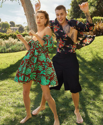 Hailey Rhode Bieber and Justin Bieber – Vogue Magazine March 2019 Cover and Phot