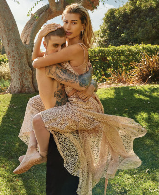 Hailey Rhode Bieber and Justin Bieber – Vogue Magazine March 2019 Cover and Phot