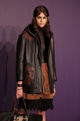 Kaia Gerber Walks for Coach 1941 during New York Fashion Week in NYC