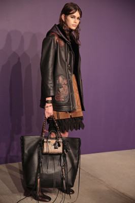 Kaia Gerber Walks for Coach 1941 during New York Fashion Week in NYC