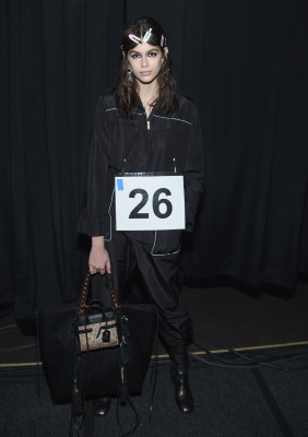 Kaia Gerber Walks for Coach 1941 during New York Fashion Week in NYC