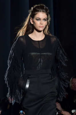 Kaia Gerber – Max Mara Fashion Show in Milan 02/22/2018