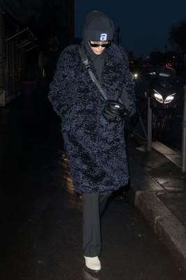 Kaia Gerber – Winter Street Style in Paris 01/21/2019