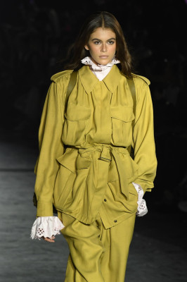 Kaia Gerber – Walks Alberta Ferretti Show at Milan Fashion Week