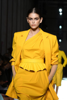 Kaia Gerber – Walks Max Mara Show at Milan Fashion Week 