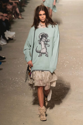 Kaia Gerber at Coach 1941 Runway Show at New York Fashion Week 09/11/2018 