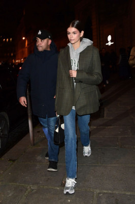 Kaia Gerber - Out in Paris