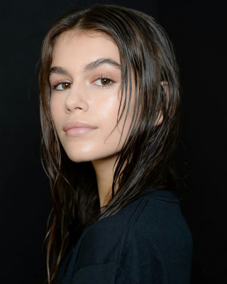 Kaia Gerber - Alexander Wang Spring/Summer 2018 Fashion Show in New York