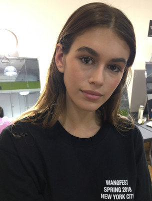 Kaia Gerber - Alexander Wang Spring/Summer 2018 Fashion Show in New York