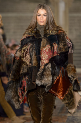 Kaia Gerber - Ralph Lauren Autumn/Winter 2018 Fashion Show in New York