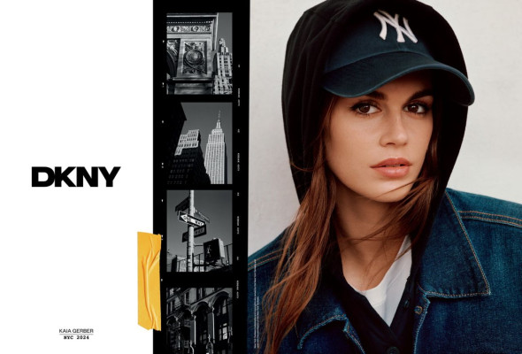 Kaia Gerber – DKNY Spring 2024 Collection