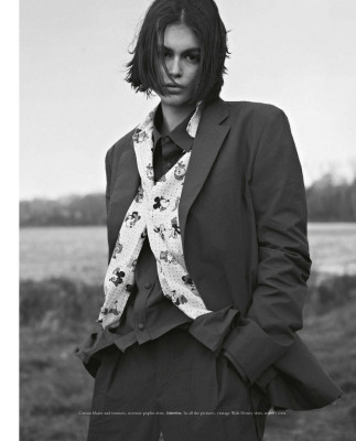 KAIA GERBER in Vogue Magazine, Italy May 2020