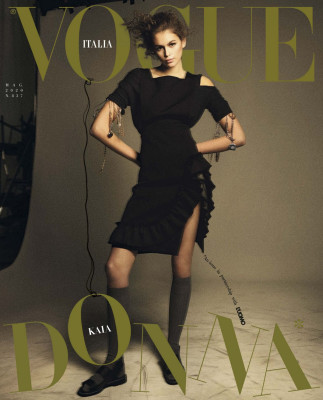 KAIA GERBER in Vogue Magazine, Italy May 2020