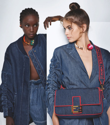 Kaia Gerber – Karl Lagerfeld Photoshoot for FENDI Ad Campaign Spring/Summer 2019