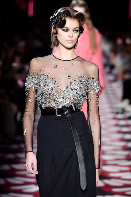 Kaia Gerber – Walks Miu Miu Show at Paris Fashion Week