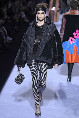 Kaia Gerber Walks Tom Ford Show FW18 at NYFW