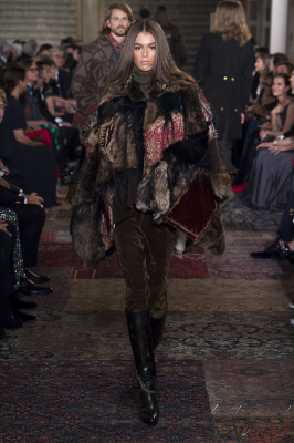 Kaia Gerber - Ralph Lauren Autumn/Winter 2018 Fashion Show in New York