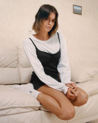Kaia Gerber for Calvin Klein Spring/Summer 2021 