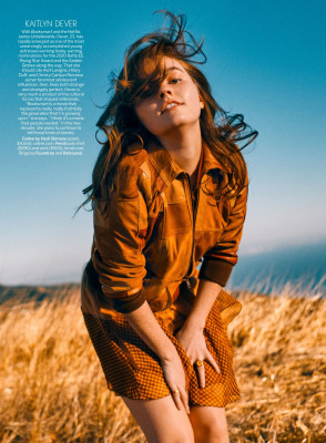 KAITLYN DEVER and HUNTER SCHAFER in Vogue Magazine, February 2020