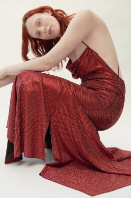 Karen Elson - Alexandre Vauthier Fall 2022