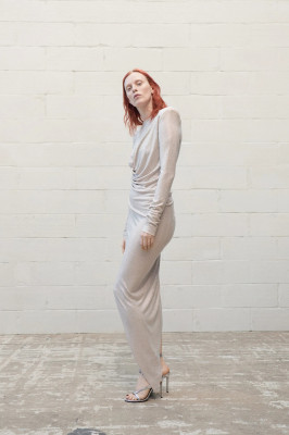 Karen Elson - Alexandre Vauthier Fall 2022