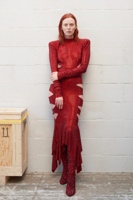 Karen Elson - Alexandre Vauthier Fall 2022