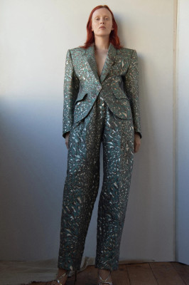 Karen Elson - Alexandre Vauthier Fall 2022
