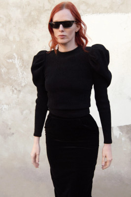 Karen Elson - Alexandre Vauthier Fall 2022