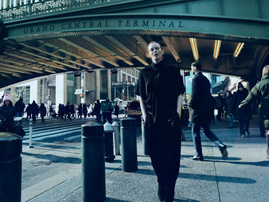 Karen Elson for Zara Studio Collection by Hanna Tveite 