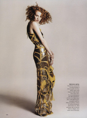 Karen Elson ~ US Vogue March 2000