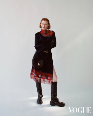 Karen Elson for Vogue Hong Kong 2024