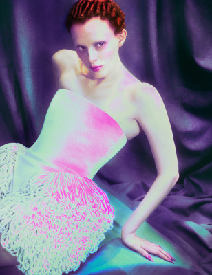 Karen Elson ~ The Face Winter 2021 by Elizaveta Porodina