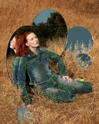 Karen Elson for JNBY FW 22 Campaign by Synchrodogs