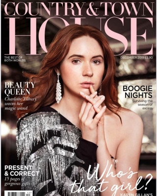 KARE GILLAN in Country &amp; Town House Magazine, December 2019