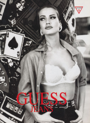 Karen Mulder for Guess // 1991