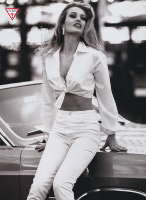 Karen Mulder for Guess // 1991