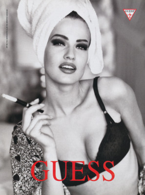 Karen Mulder for Guess // 1991