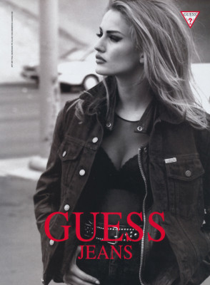 Karen Mulder for Guess // 1991