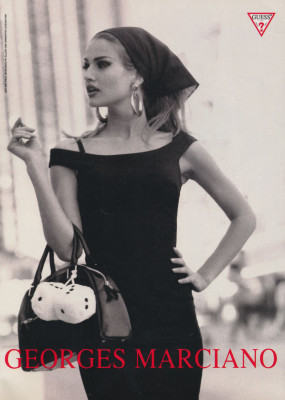 Karen Mulder for Guess // 1991