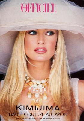 Karen Mulder ~ L&#039;Officiel France September 1995 by Jean Daniel Lorieux