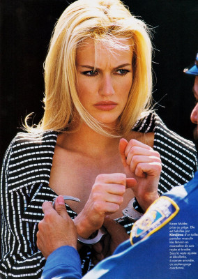 Karen Mulder ~ L&#039;Officiel France September 1995 by Jean Daniel Lorieux