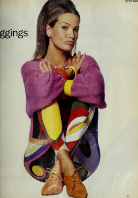 Karen Mulder for MADEMOISELLE US Jan 1991