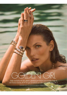 Karlina Caune ~ Elle Spain 05.2025 by Dario Aranyo