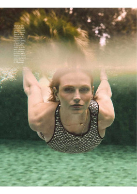 Karlina Caune ~ Elle Spain 05.2025 by Dario Aranyo
