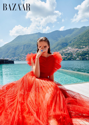 Karmen Pedaru ~ Harpers Bazaar España 12.2021 by Vladimir Marti