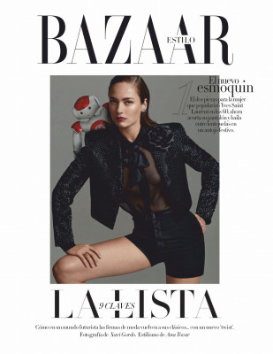 KARMEN PEDARU in Harper’s Bazaar Magazine, Spain January 2020