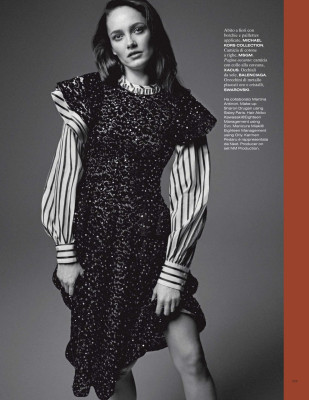 KARMEN PEDARU in Vanity Fair Magazine, Italy December 2019