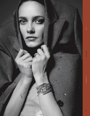 KARMEN PEDARU in Vanity Fair Magazine, Italy December 2019