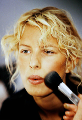 Karolina Kurkova at Michael Kors Spring Summer 2001 Backstage